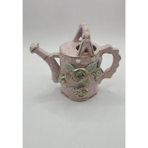 thames made in japan ceramic floral watering can pink One Petal Chipped